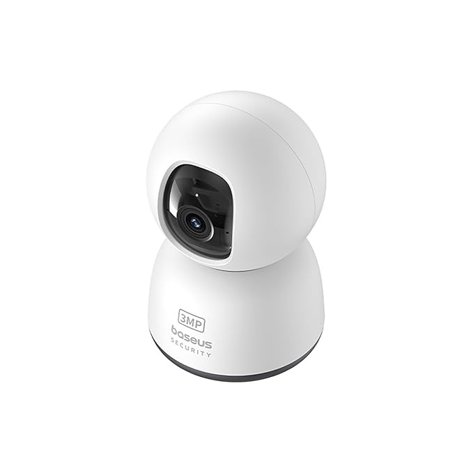 BASEUS SECURITY P1 LITE SERIES INDOOR CAMERA 2K UK MOON WHITE S0TV002133 thumbnail 5