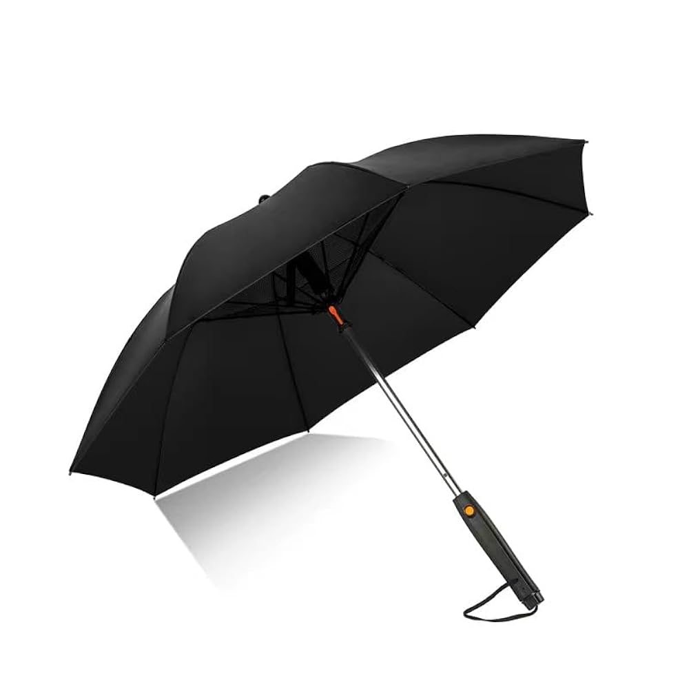 UMBRELLA WITH FAN DRY BATTERY BLACK