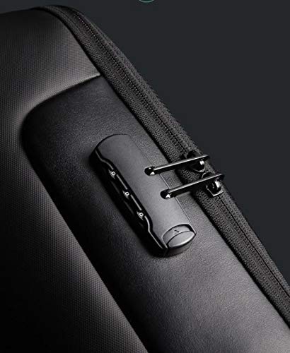 BANGE GENUINE LEATHER BACKPACK BLACK BG-6622 thumbnail 5