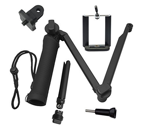 TELESIN MULTI-FUNCTION TRI-FOLD SELFIE STICK GP-MFW-300 thumbnail 6
