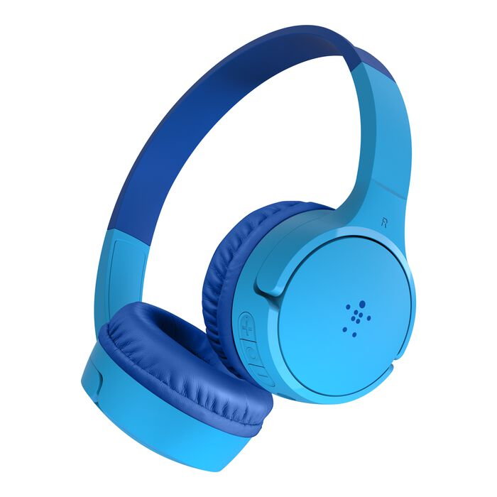 BELKIN SOUNDFORM MINI WIRELESS HEADPHONE FOR KIDS BLUE HS-BT-002 thumbnail 2