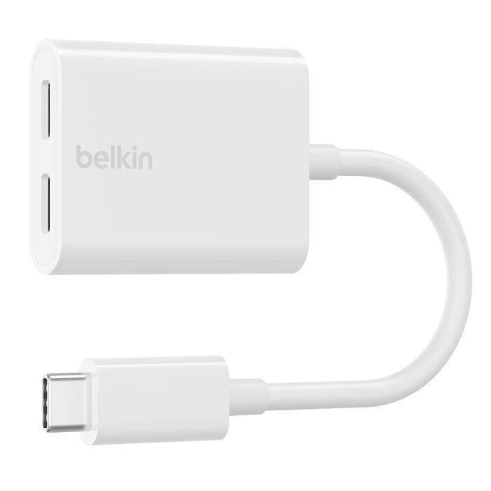 BELKIN TYPE C AUDIO + CHARGE  ROCKSTAR  ADAPTER 60W F7U081BTWH