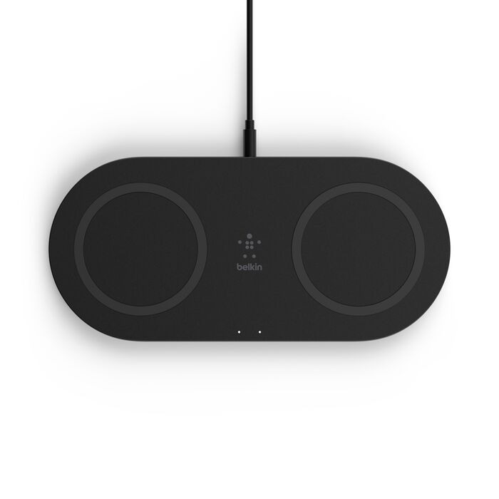 BELKIN BOOST CHARGE 15W WIRELESS CHARGING DUAL PADS BLACK WIZ008MYBK