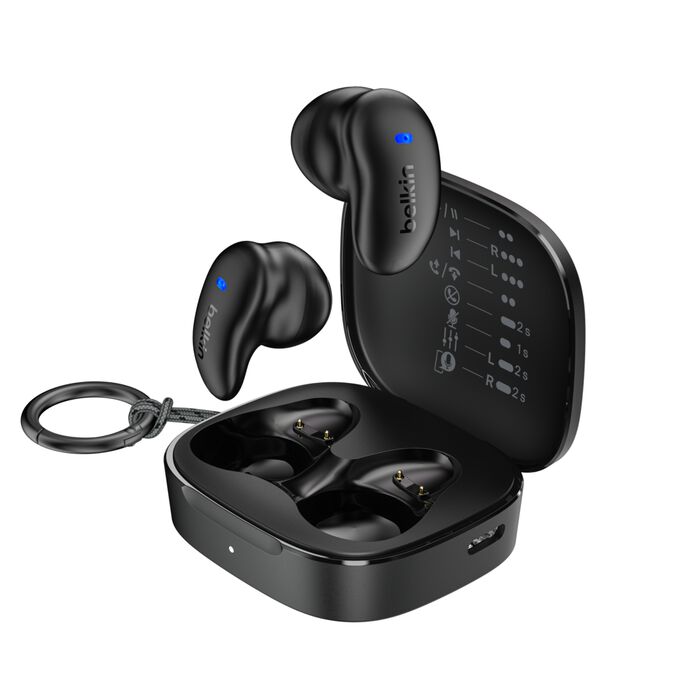 BELKIN SOUNDFORM ANYWHERE TRUE WIRELESS EARBUDS BLACK AUC014HQBK thumbnail 3