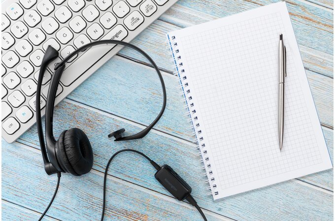 Kensington USB Mono Headset featuring Mic and Volume Control - K80100WW thumbnail 6