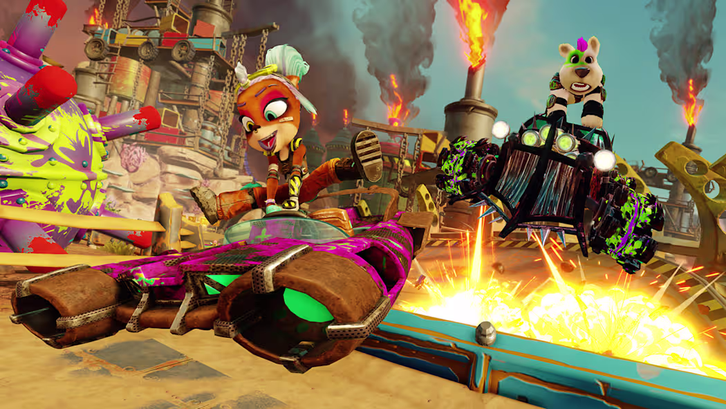 NINTENDO SWITCH CRASH TEAM RACING NITRO FUELED GAME CD thumbnail 3