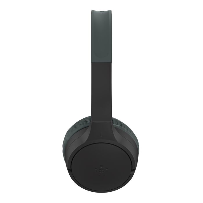 BELKIN SOUNDFORM MINI WIRELESS ON EAR HEADPHONES FOR KIDS WITH USB C BLACK AUD002BTBKV3 thumbnail 5