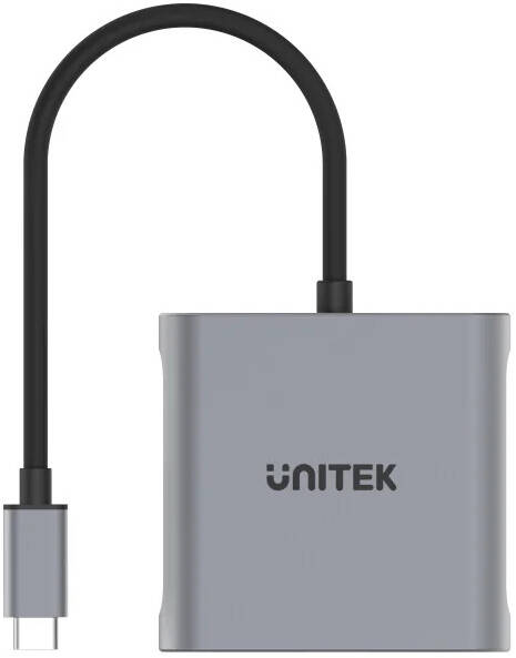 UNITEK 8K USB C TO DUAL DISPLAY PORT ADAPTER V1404A