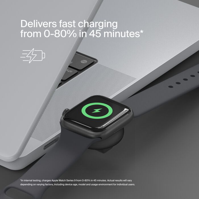 BELKIN APPLE WATCH USB C BOOST CHARGE PRO PORTABLE BLACK WIZ022GIBK-B1 thumbnail 7
