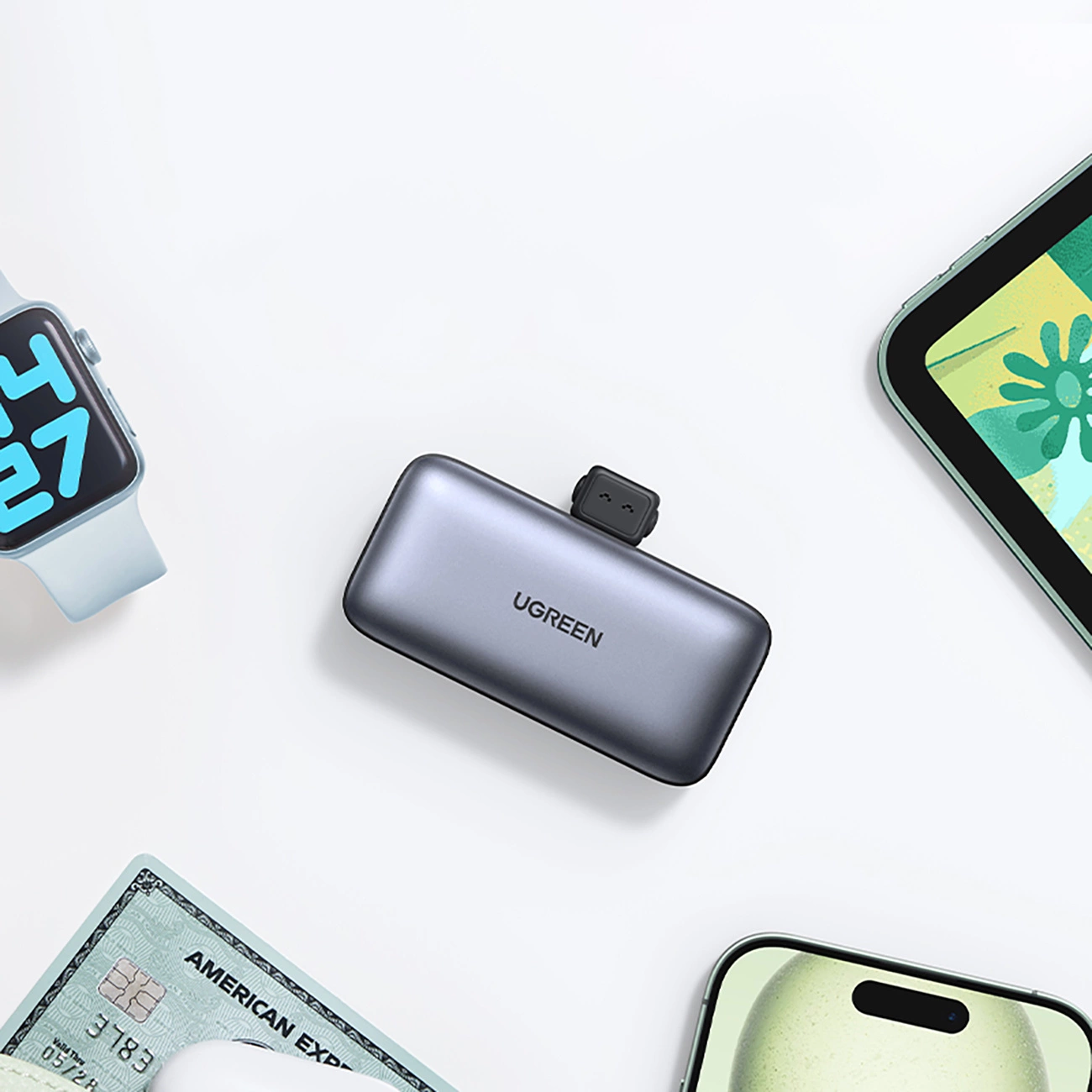 UGREEN NEXODE 5000MAH POWERBANK WITH BUILT IN USB C CONNECTOR PB503 35338 thumbnail 5