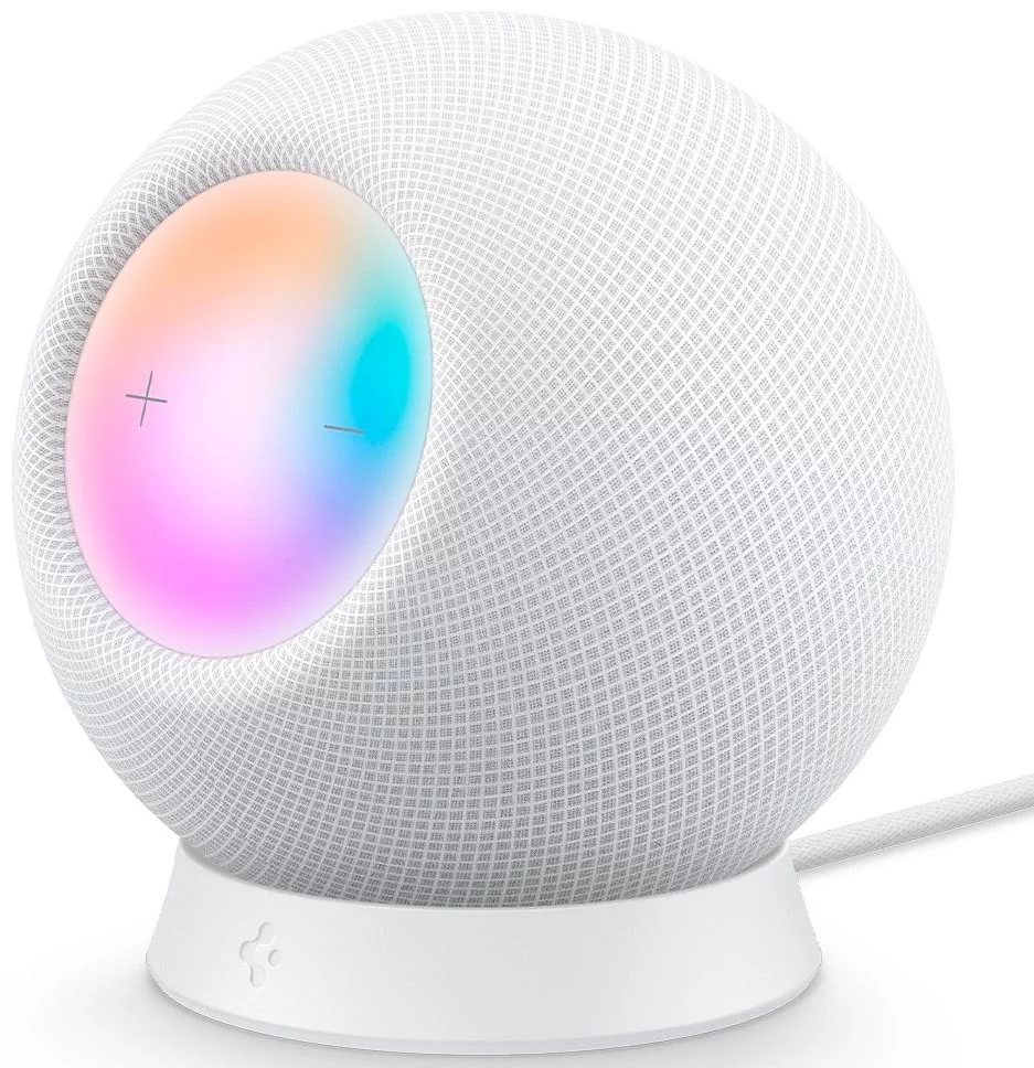 SPIGEN HOMEPOD MINI STAND SILICONE FIT WHITE AMP02816 thumbnail 3