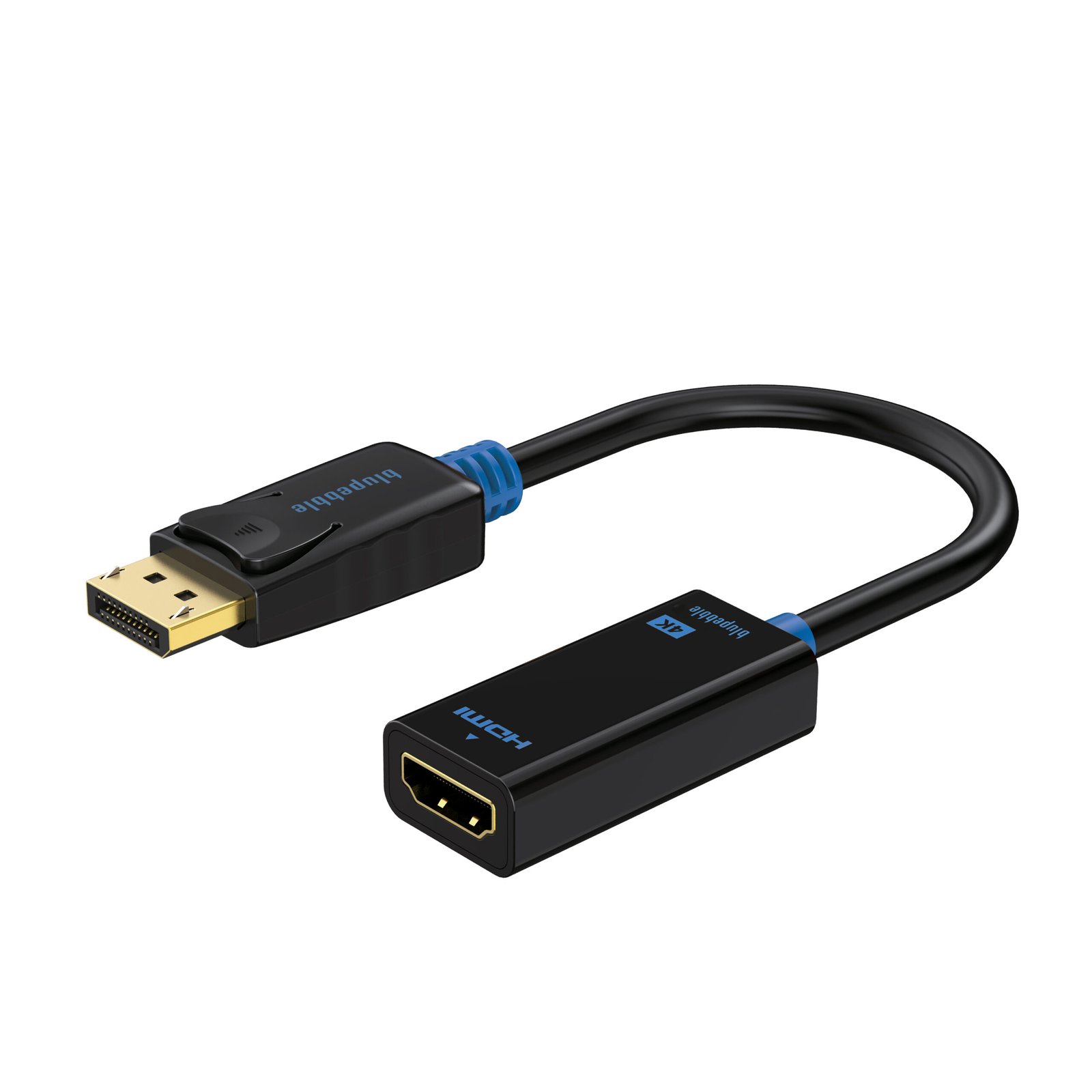 BLUPEBBLE DISPLAYPORT TO HDMI ADAPTER BP-AV586-01G4KB02-BK thumbnail 5