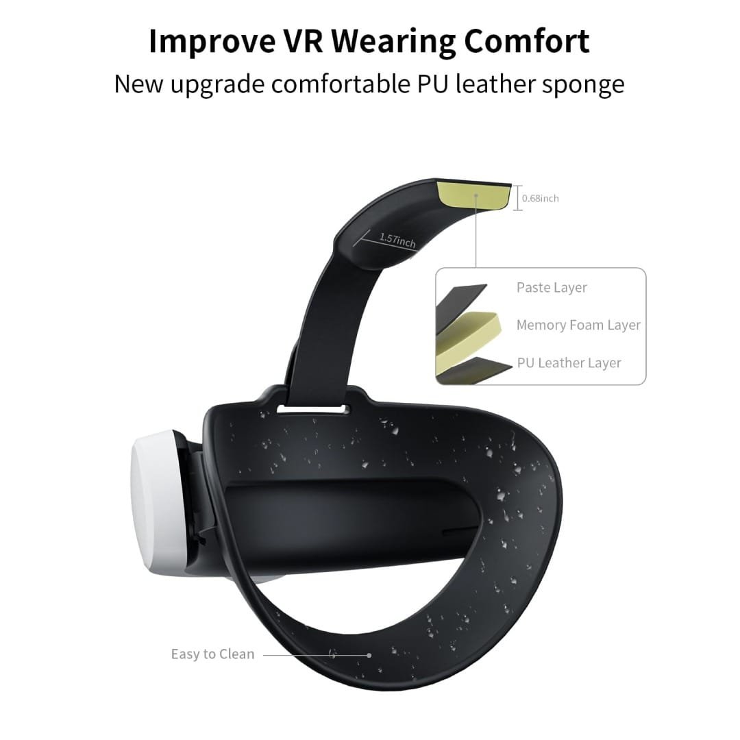 BLUPEBBLE ELITE ADJUSTABLE HEAD STRAP Q3 FOR META QUEST 3 WHITE BP-VRQ3HSTRAP-WH thumbnail 7