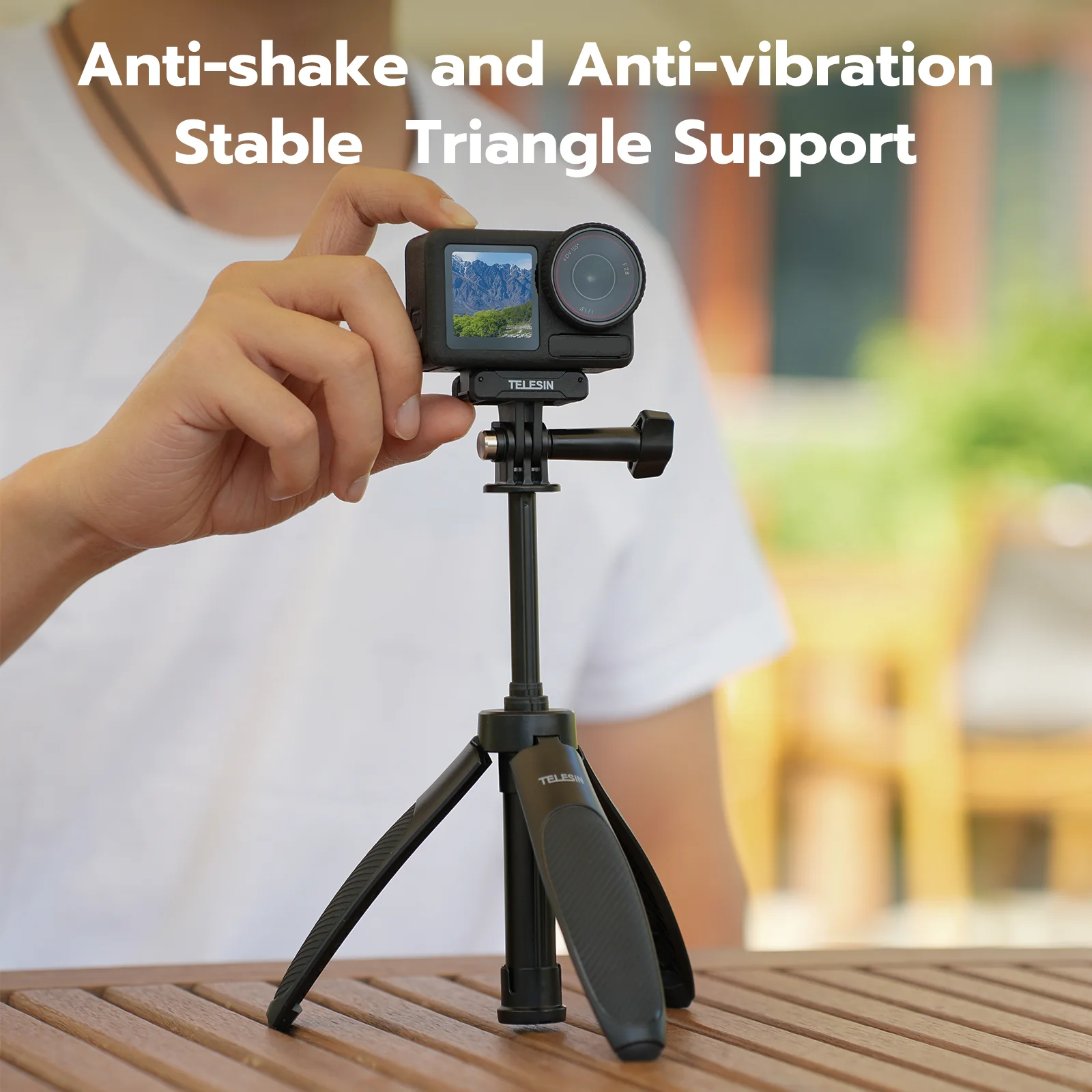 TELESIN SELFIE STICK MINI TRIPOD 2.0 S1-MNP-01 thumbnail 7