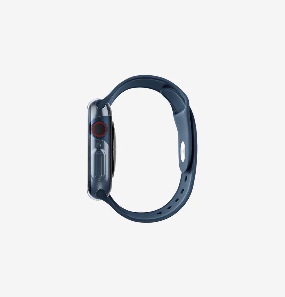 UNIQ APPLE WATCH 45MM GLASE CASE DUAL PACK CLEAR/SMOKE thumbnail 5