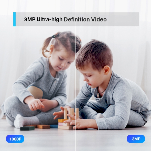 TP LINK 2K RESOLUTION PAN TILT HOME SECURITY WIFI CAMERA TAPO C210 thumbnail 6