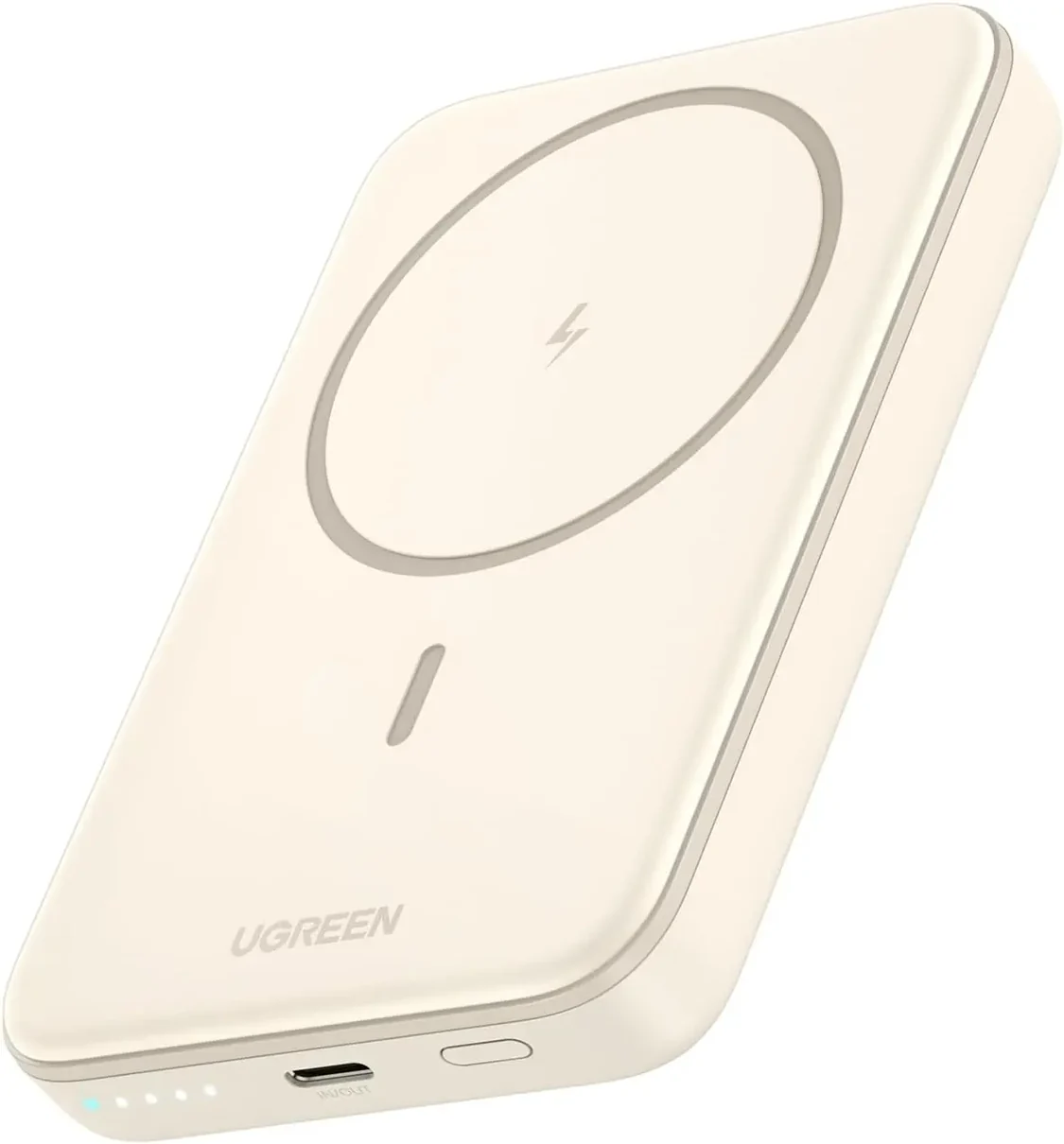UGREEN NEXODE 10000MAH MAGNETIC WIRELESS POWER BANK WHITE 35341B thumbnail 2