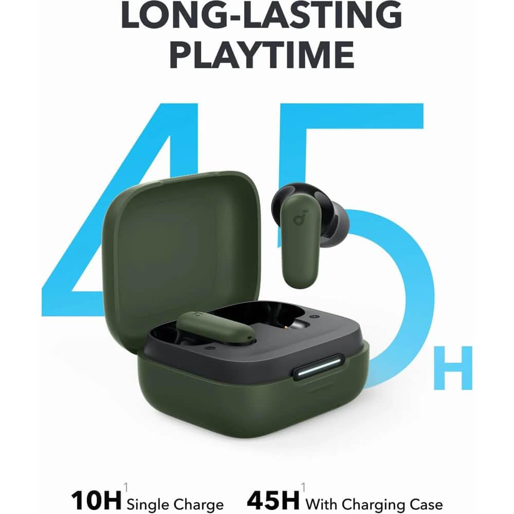 ANKER SOUNDCORE NOICE CANCELLING WIRELESS EARBUDS R50I GREEN A3959H61 thumbnail 2