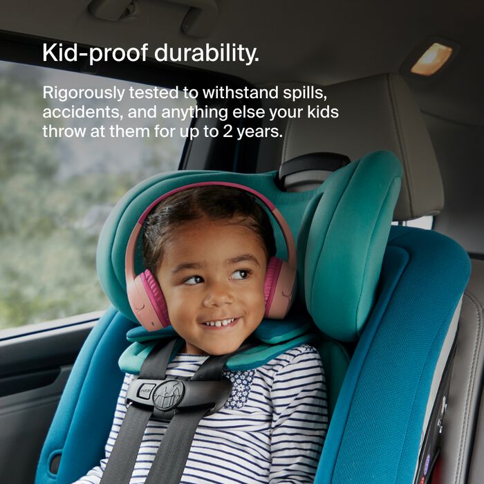BELKIN SOUNDFORM MINI WIRELESS ON EAR HEADPHONES FOR KIDS WITH USB C PINK AUD002BTPKV3 thumbnail 3