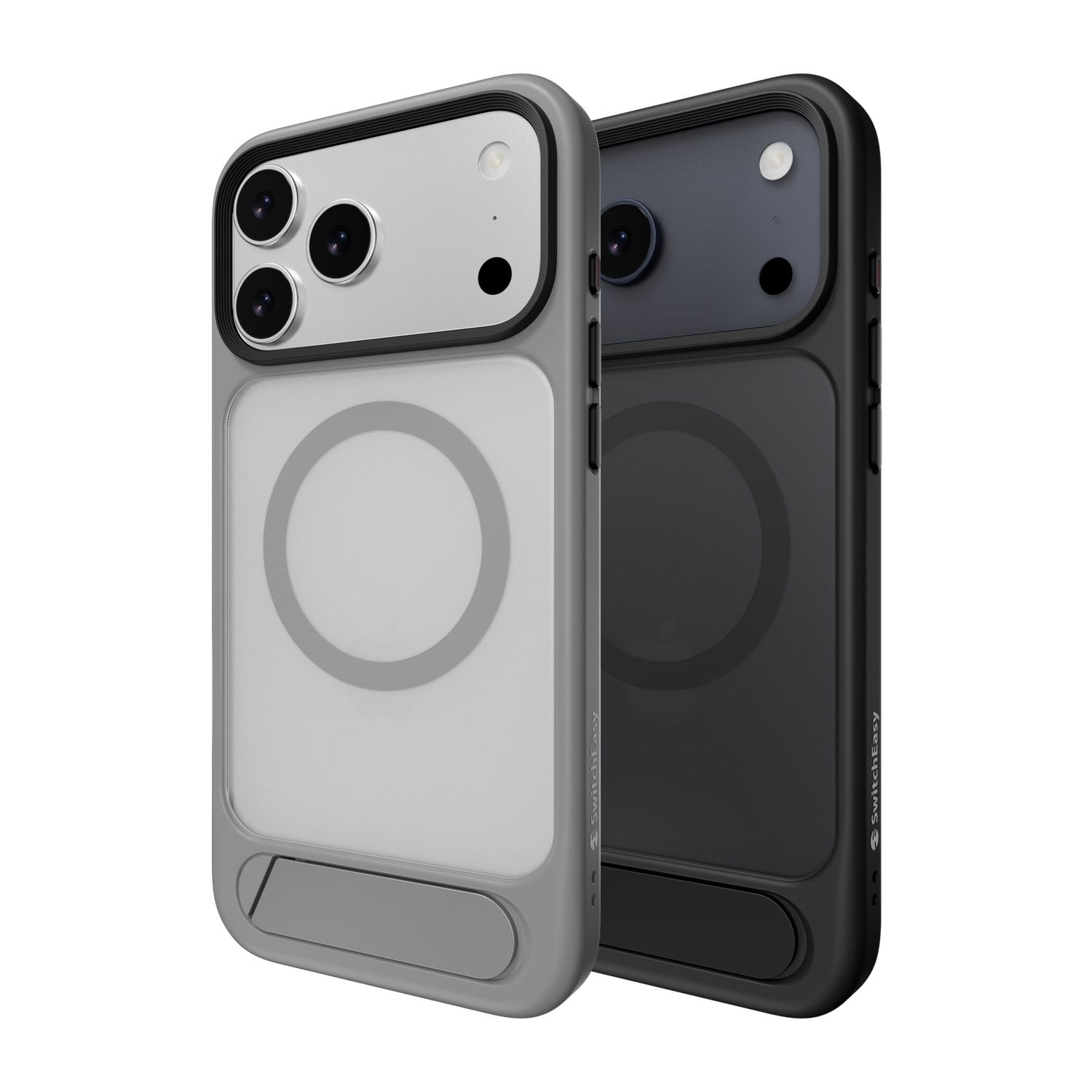 LEVELO MATTEO IPHONE 17 PRO MAX HYBRID KICKSTAND CASE CLOUD GREY LVLMTO17PMCLGY thumbnail 7