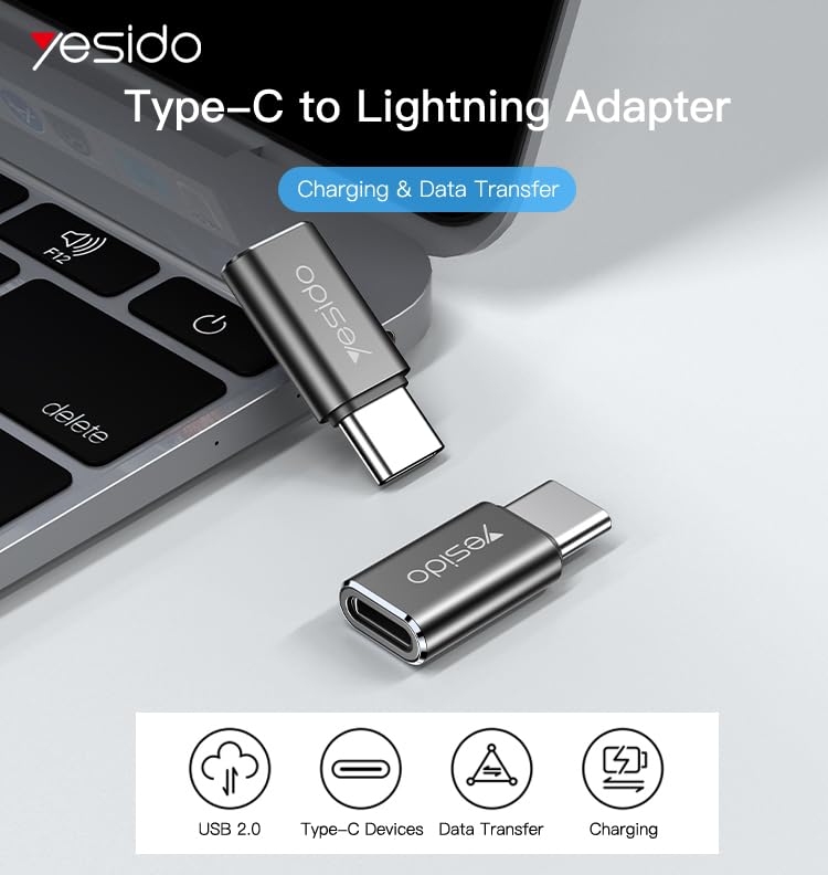YESIDO OTG ADAPTER BLACK GS22 thumbnail 3
