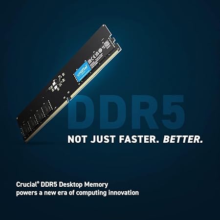 CRUCIAL BASICS RAM DESKTOP DDR5 16GB 4800 CB15GU4800 thumbnail 5