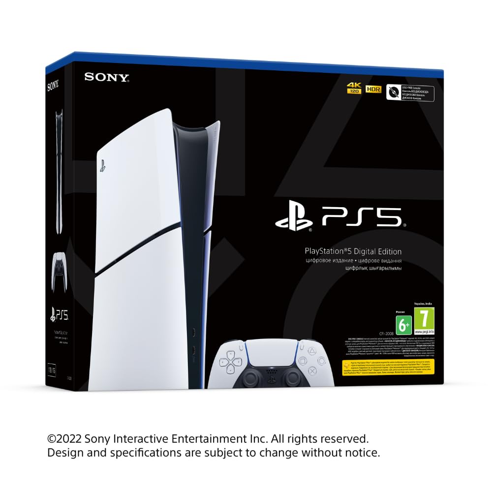SONY PLAYSTATION 5 4K 120HDR 825GB DIGITAL EDITION CFI-2116 thumbnail 2