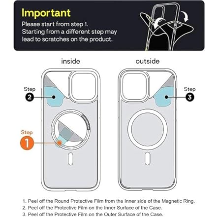 Blupebble Hybrid Matte Case With MagSafe For iPhone 17 Pro Max Blue BP-IPHMAT17MAX-BL thumbnail 3