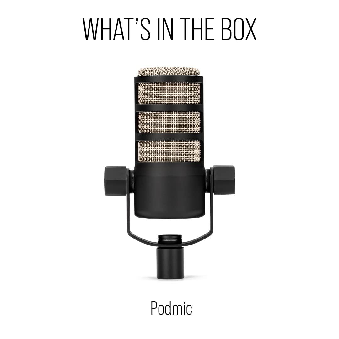 RODE DYNAMIC POD CASTING MICROPHONE BLACK thumbnail 9