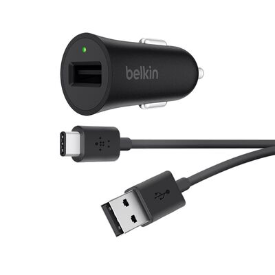 BELKIN CAR CHARGER WITH TYPE C CABLE F7U032BT04