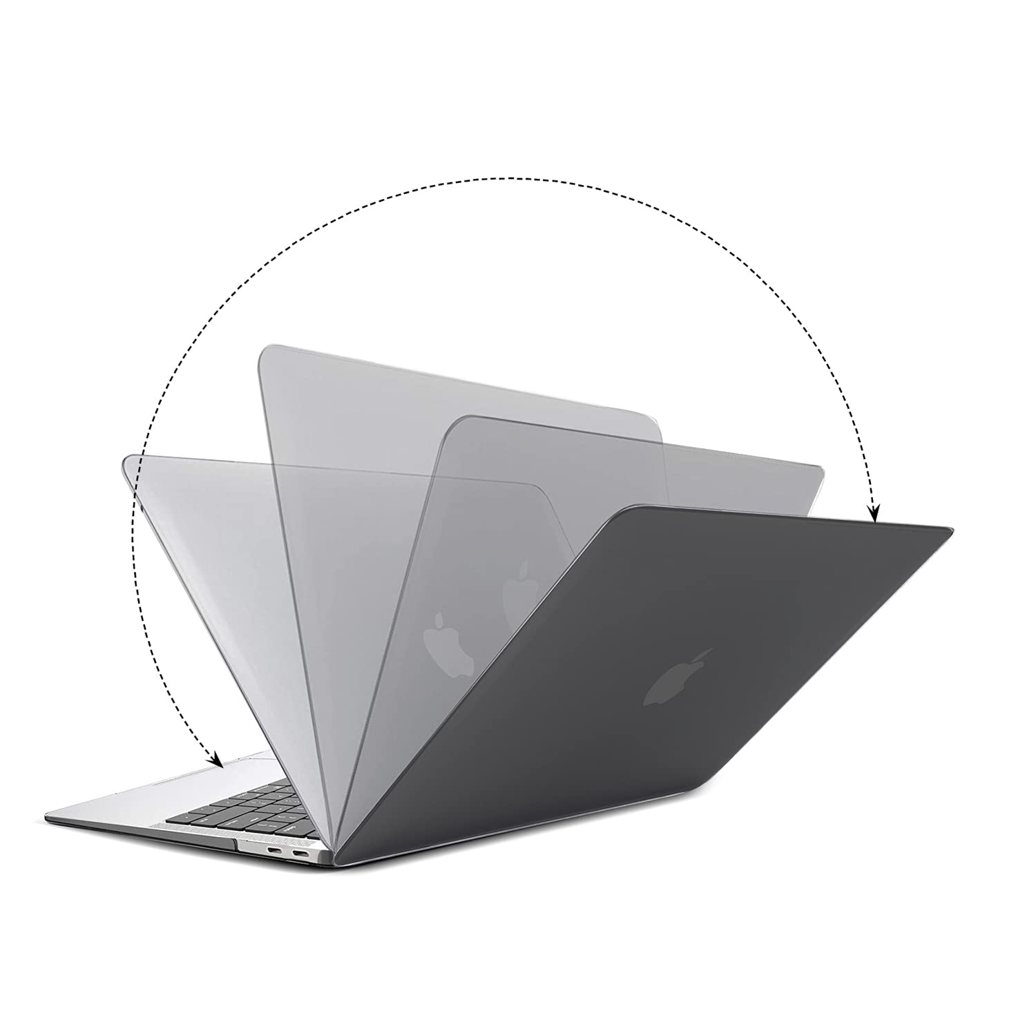 WIWU MACBOOK AIR 13.6 INCH(2022) iKAVLAR ULTRA THIN CASE BLACK thumbnail 6