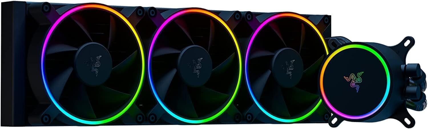 RAZER HANBO CHROMA RGB AIO LIQUID COOLER 360MM (ARGB PUMP CAP) RC21-01770200-R3M1
