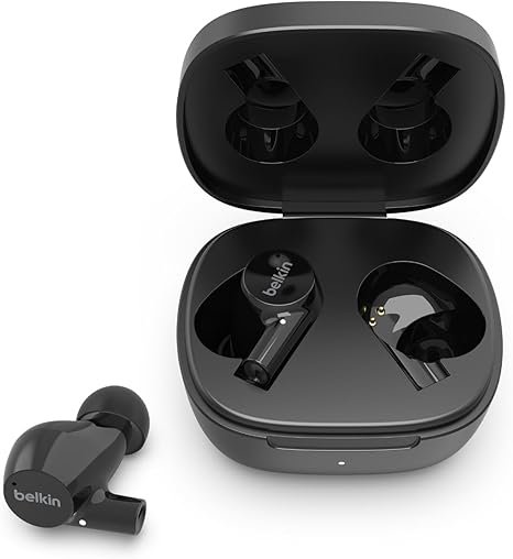 BELKIN SOUNDFORM RISE TRUE WIRELESS EARBUDS BLACK AUC004BTBK