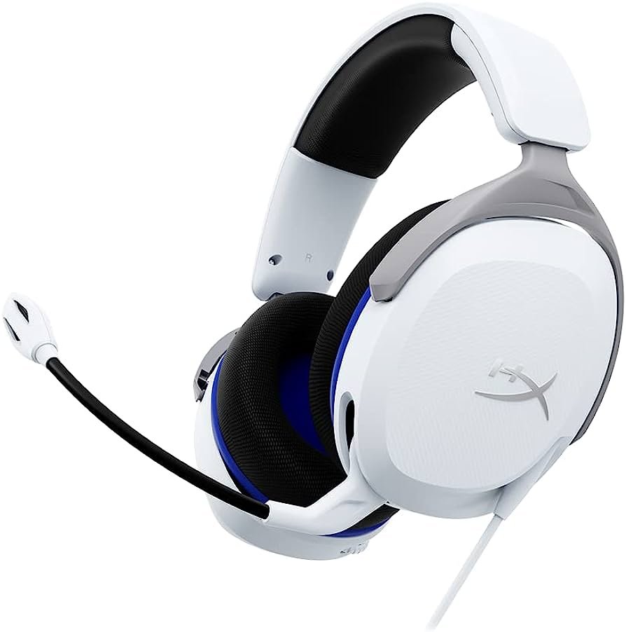 HYPERX CLOUD STINGER 2 CORE LIGHTWEIGHT COMFORT WIRED GAMING HEADSET PS5/PS4 WHITE
