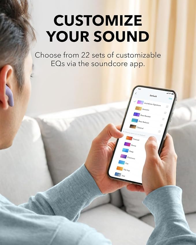 ANKER SOUNDCORE K20I TRUE WIRELESS EARBUDS PURPLE A3994HQ1 thumbnail 10