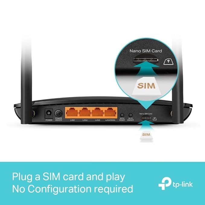 TP LINK AC1200 DUAL BAND WIFI 4G LTE ROUTER ARCHER MR402 thumbnail 5