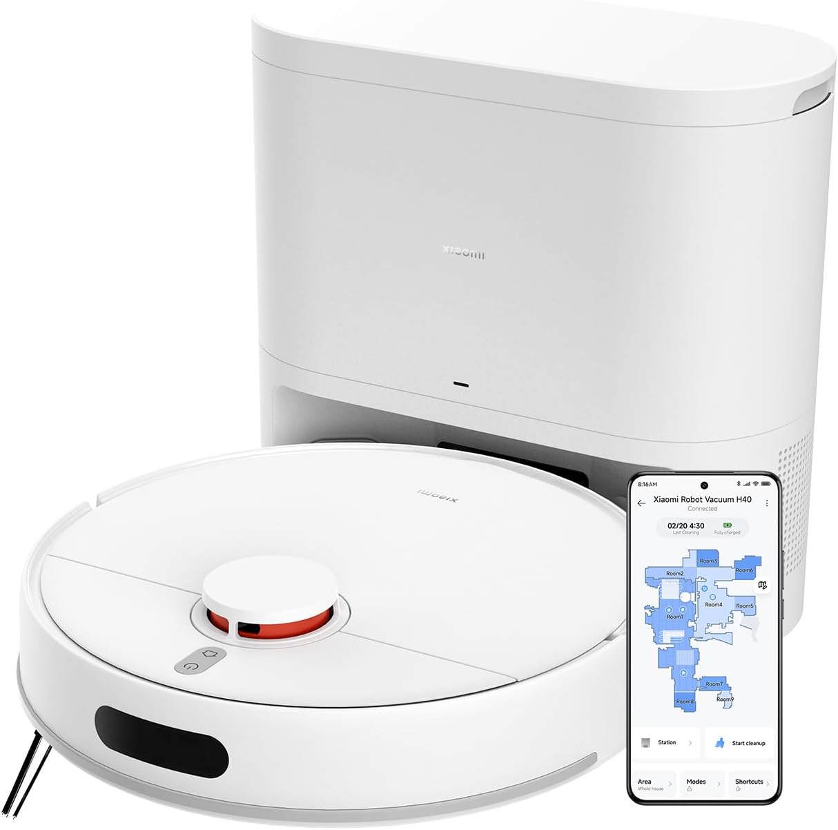 XIAOMI ROBOT VACUUM WHITE H40 thumbnail 2
