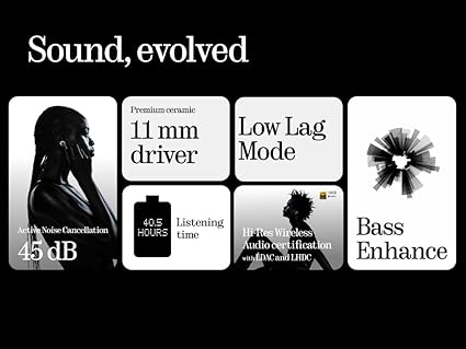 NOTHING EAR WIRELESS EARPHONE BLACK B171 thumbnail 4