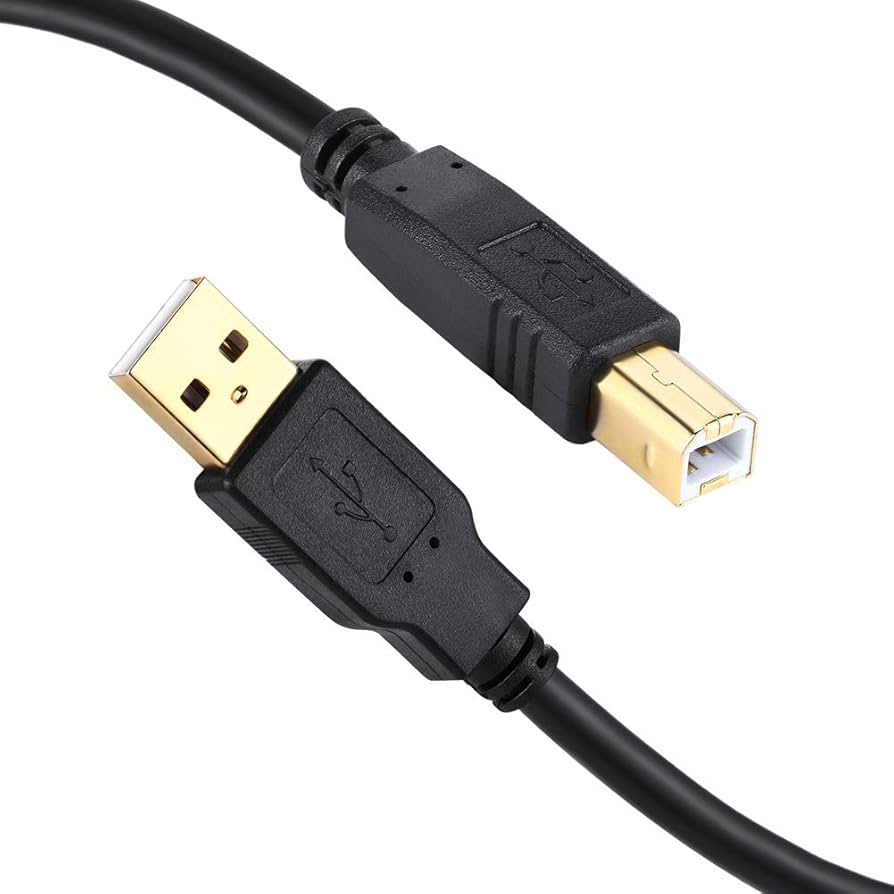MINDPURE USB CABLE 2.0 AMBM GOLD PLATED HEAD BLACK 3M LX10122
