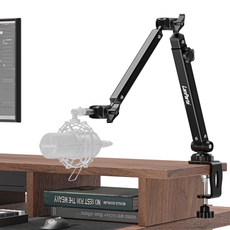 LANPARTE MICROPHONE HOLDER STAND WITH DESKTOP CLAMP DMS-01 thumbnail 3