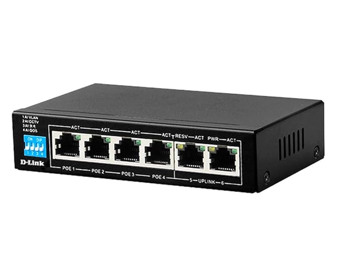 DLINK 6 PORT 10-100 LONG RANGE POE+SURVEILLANCE SWITCH DES-F1006P-E thumbnail 2