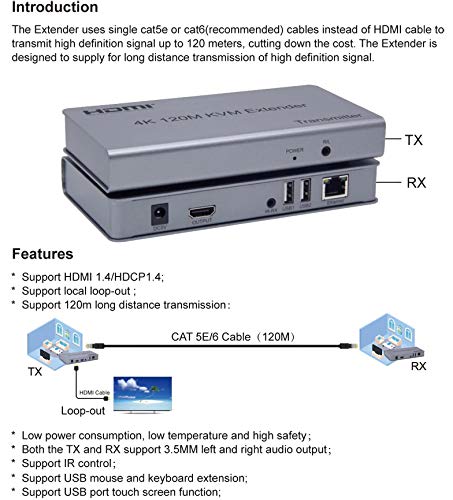 HDTV 4K 120M KVM EXTENDER thumbnail 7