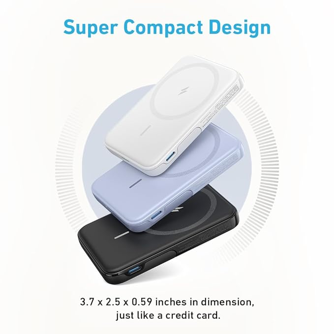 ANKER MAGGO 5000MAH 7.5W POWERBANK WHITE A1618H21 thumbnail 7