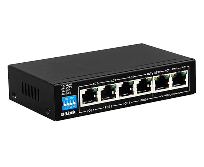 DLINK 6 PORT 10-100 LONG RANGE POE+SURVEILLANCE SWITCH DES-F1006P-E thumbnail 3