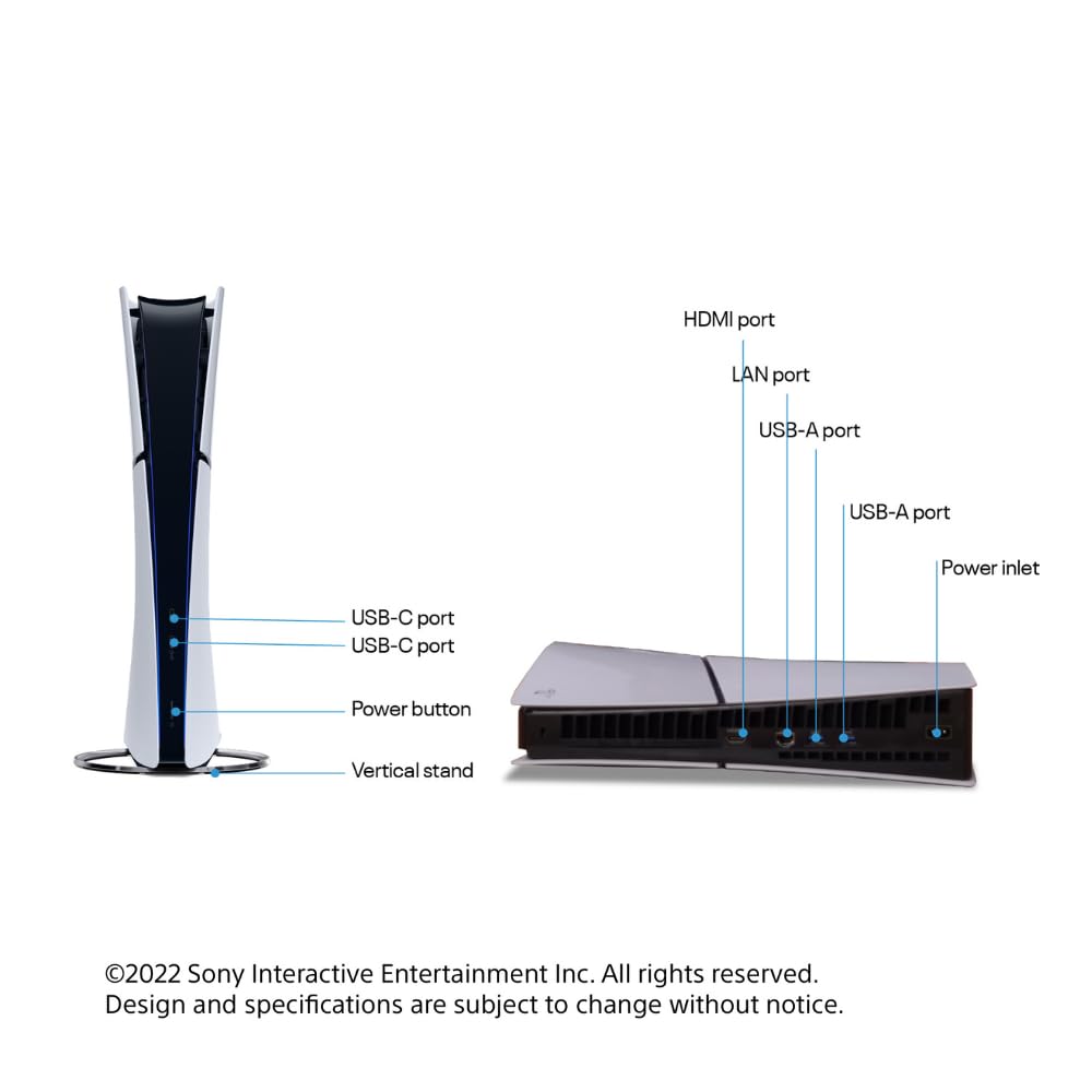 SONY PLAYSTATION 5 4K 120HDR 825GB DIGITAL EDITION CFI-2116 thumbnail 8