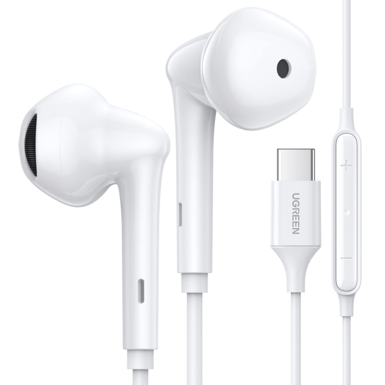 UGREEN WIRED EARPHONES WITH TYPE-C CONNECTOR WHITE 60700