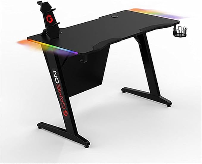 GAMEON RAPTOR RGB GAMING DESK GO-RGB-DESK1 thumbnail 5
