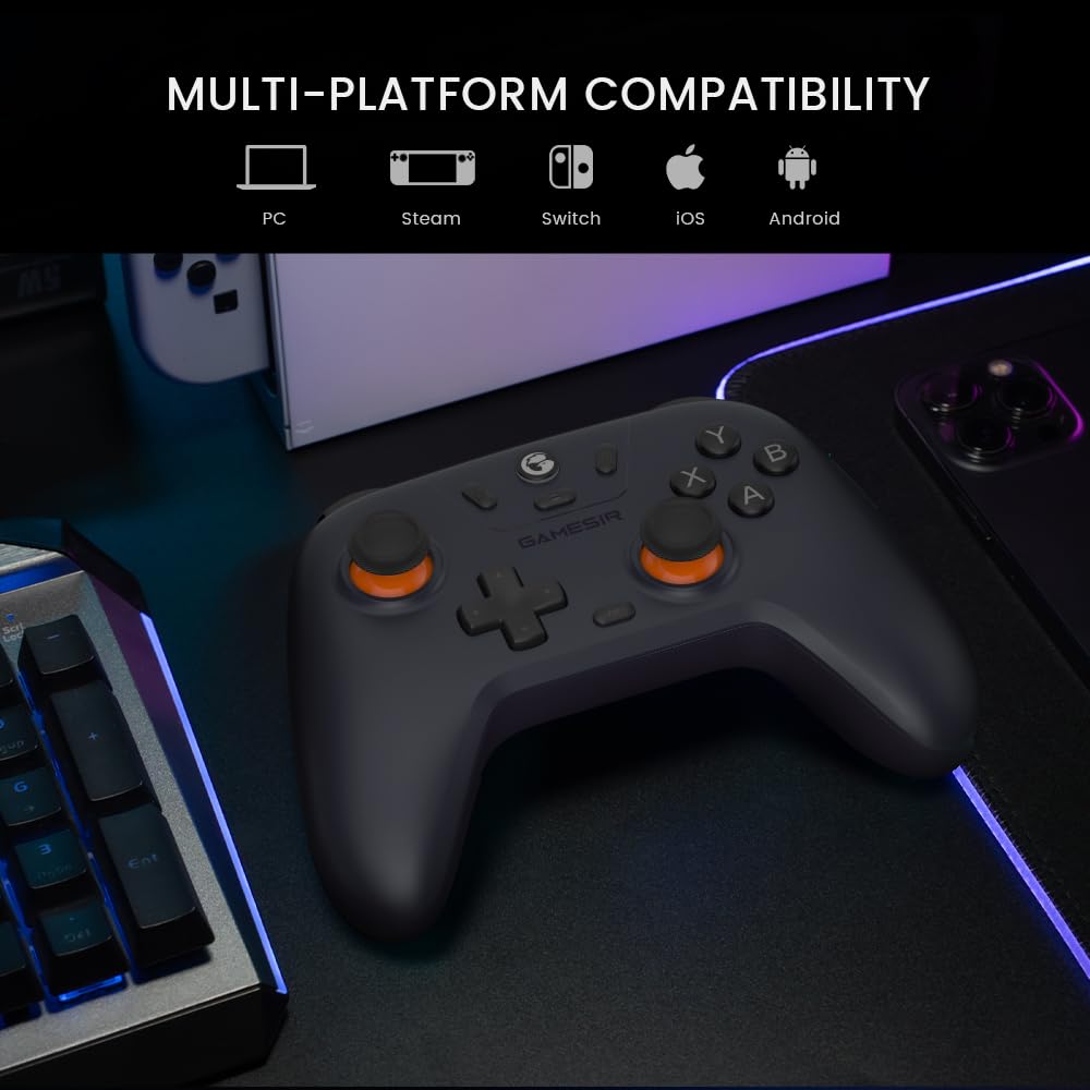 GAMESIR T4 NOVA LITE MULTI PLATFORM WIRELESS GAME CONTROLLER SPACE PURPLE T4N LITE thumbnail 7