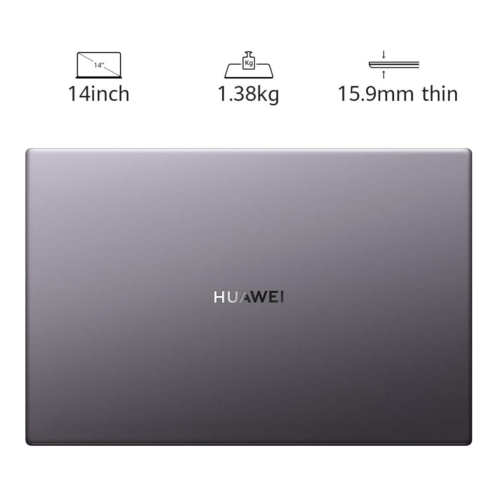HUAWEI MATEBOOK 14 INCH RAYZEN 5 8GB/256GB SPACE GRAY WDH9 thumbnail 4