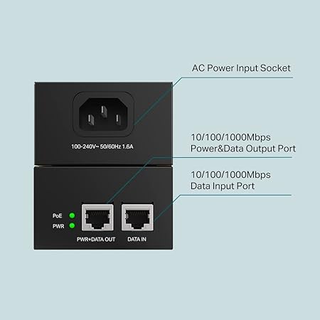 TP-LINK POE ADAPTER GIGABIT ETHERNET TL-POE170S thumbnail 6